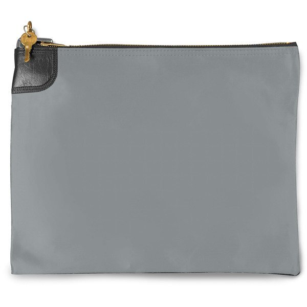 Night Deposit Locking Vinyl Bank Bag, 10.5" x 7"