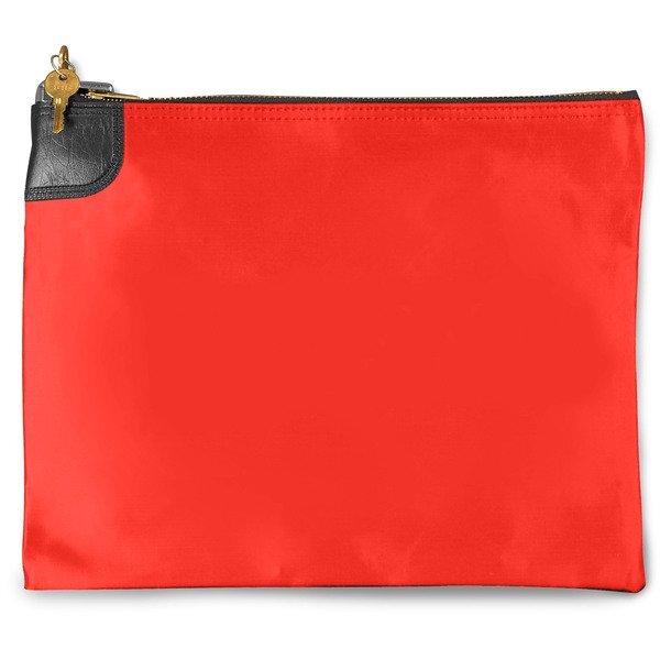 Night Deposit Locking Vinyl Bank Bag, 10.5" x 7"