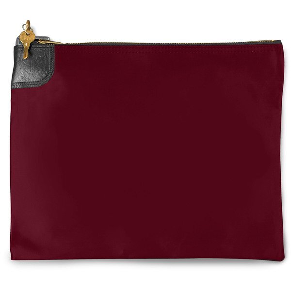 Night Deposit Locking Vinyl Bank Bag, 10.5" x 7"