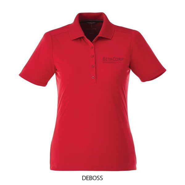 Dade Textured Knit Ladies' Performance Polo