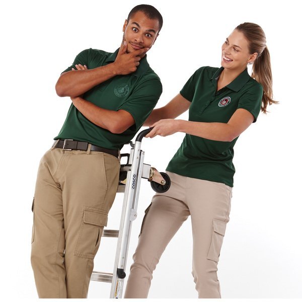 Dade Textured Knit Ladies' Performance Polo