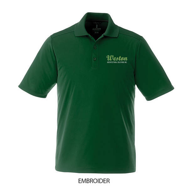 Dade Textured Knit Men's Performance Polo