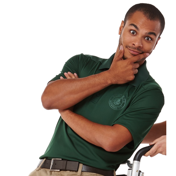 Dade Textured Knit Men's Performance Polo