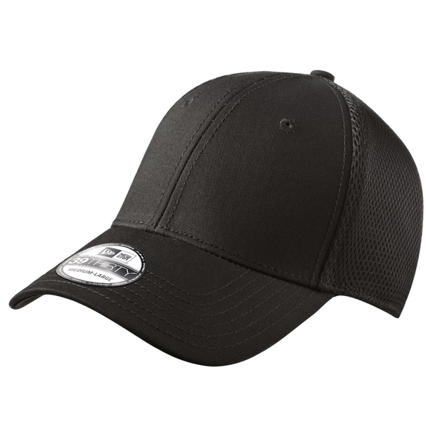 New Era® Cotton Front Constructed Fitted Cap with Mesh Back