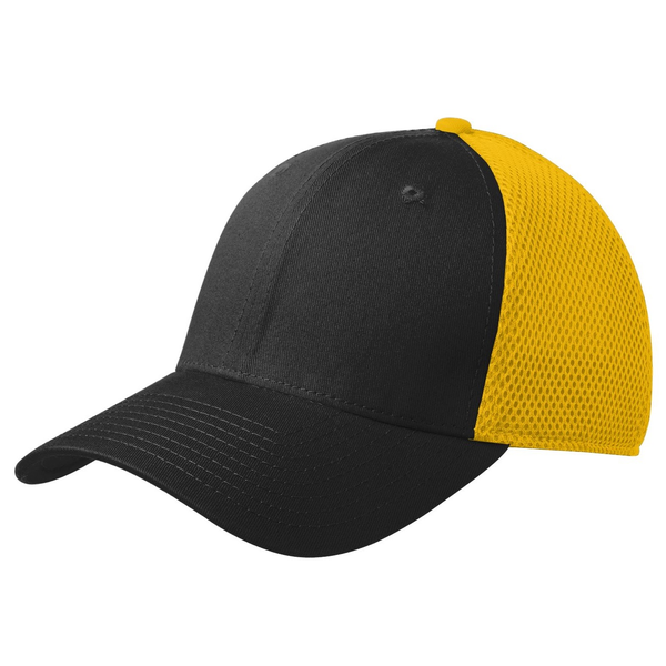 New Era® Cotton Front Constructed Fitted Cap with Mesh Back