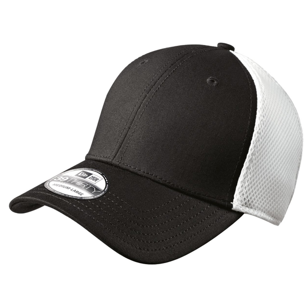New Era® Cotton Front Constructed Fitted Cap with Mesh Back