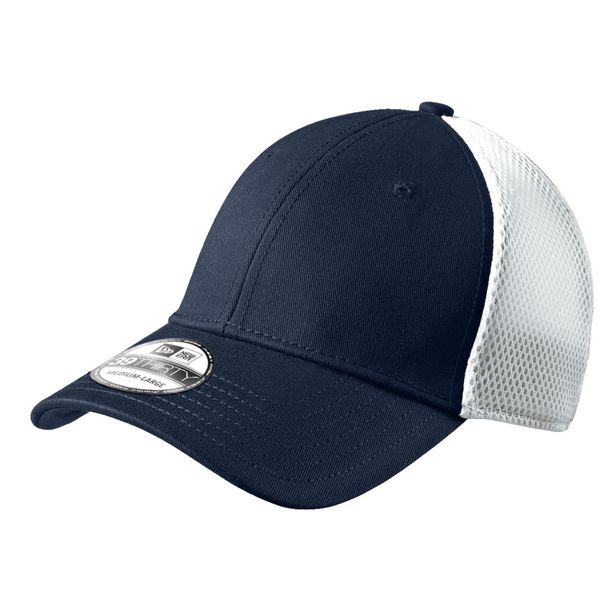 New Era® Cotton Front Constructed Fitted Cap with Mesh Back