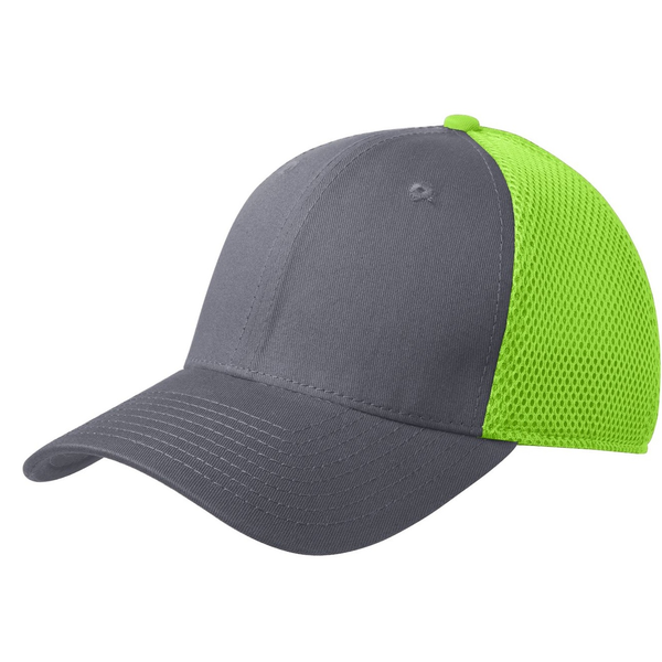 New Era® Cotton Front Constructed Fitted Cap with Mesh Back