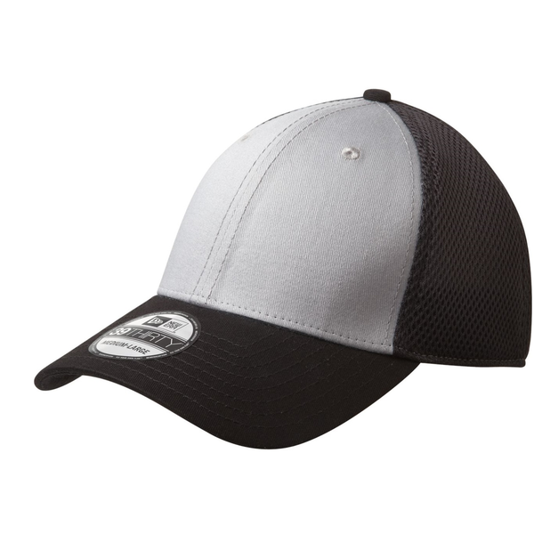 New Era® Cotton Front Constructed Fitted Cap with Mesh Back