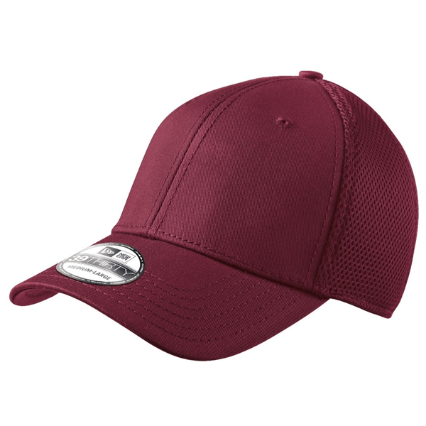 New Era® Cotton Front Constructed Fitted Cap with Mesh Back