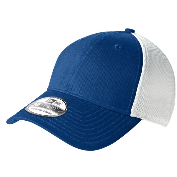New Era® Cotton Front Constructed Fitted Cap with Mesh Back