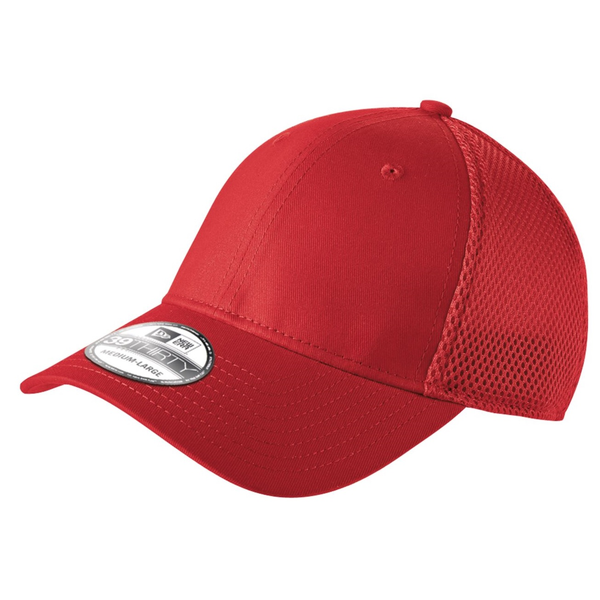 New Era® Cotton Front Constructed Fitted Cap with Mesh Back