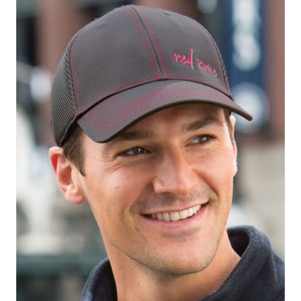 New Era® Contrast Stitch Constructed Fitted Cap with Mesh Back