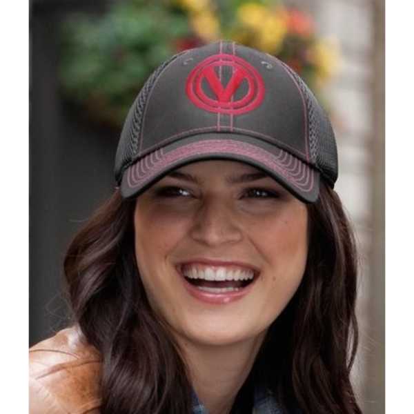 New Era® Contrast Stitch Constructed Fitted Cap with Mesh Back