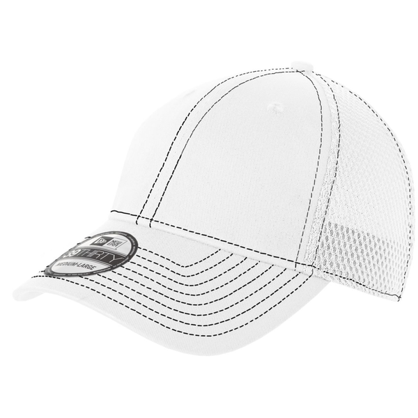 New Era® Contrast Stitch Constructed Fitted Cap with Mesh Back