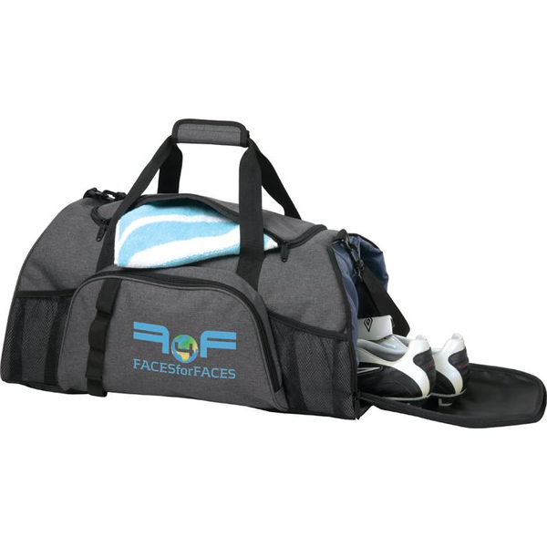 Metropolitan Polyester ColorBurst Gym Duffel, 23"