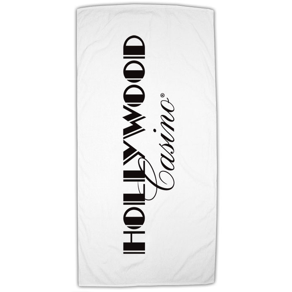 Express White Basic Weight Beach Towel, 10 lbs.