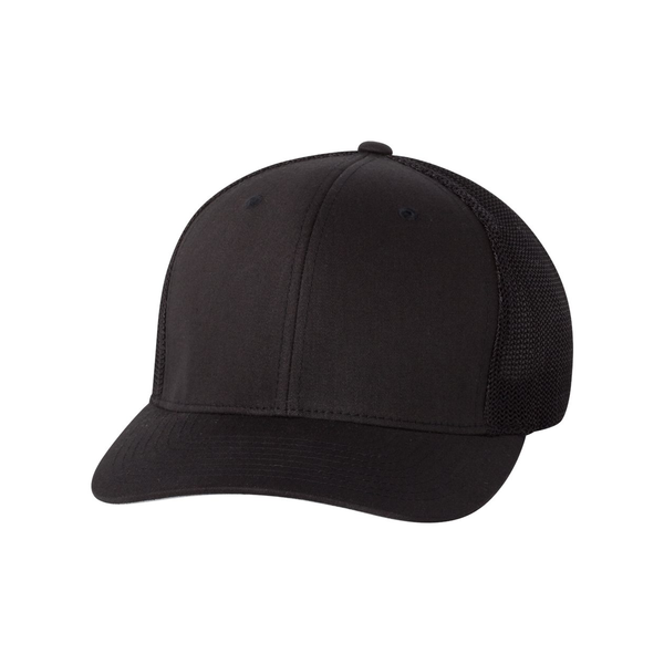 Flexfit® Trucker Constructed Fitted Cap with Mesh Back