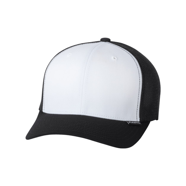 Flexfit® Trucker Constructed Fitted Cap with Mesh Back