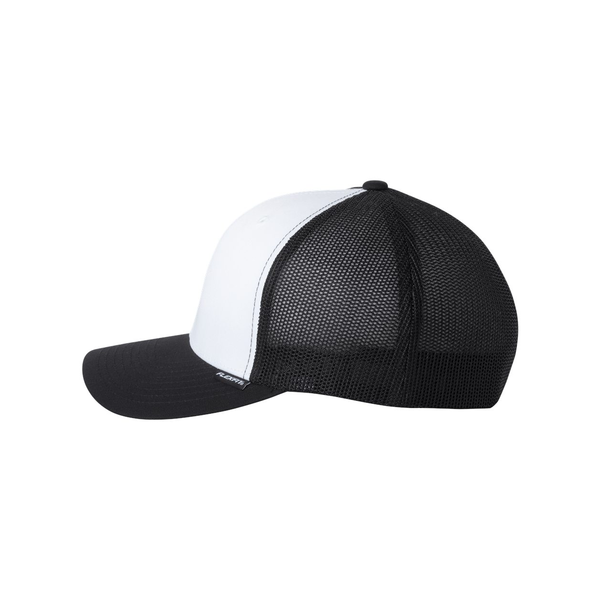 Flexfit® Trucker Constructed Fitted Cap with Mesh Back
