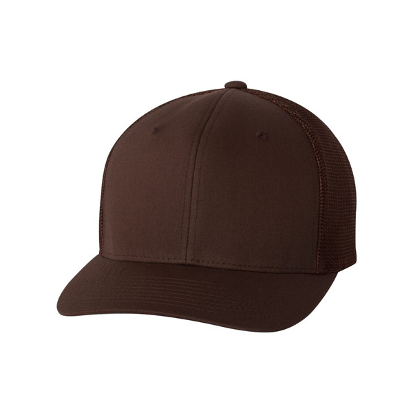 Flexfit® Trucker Constructed Fitted Cap with Mesh Back