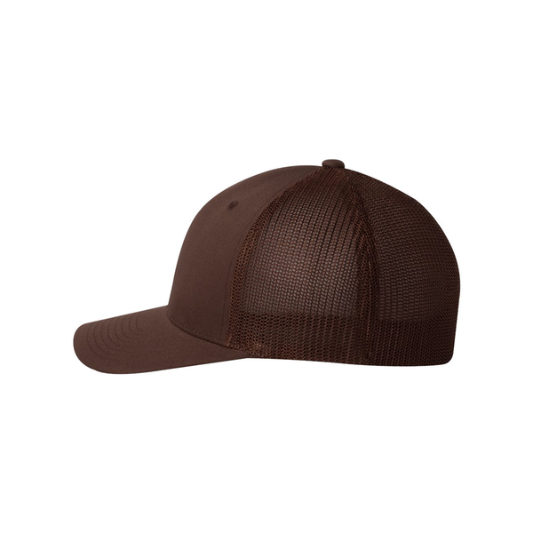 Flexfit® Trucker Constructed Fitted Cap with Mesh Back