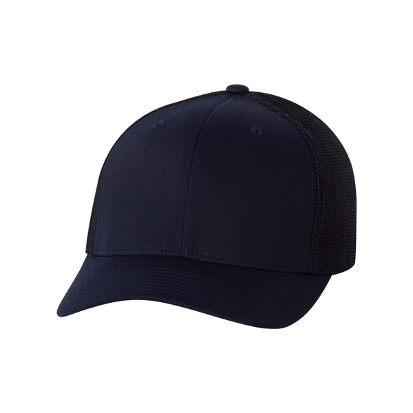 Flexfit® Trucker Constructed Fitted Cap with Mesh Back