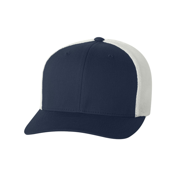 Flexfit® Trucker Constructed Fitted Cap with Mesh Back