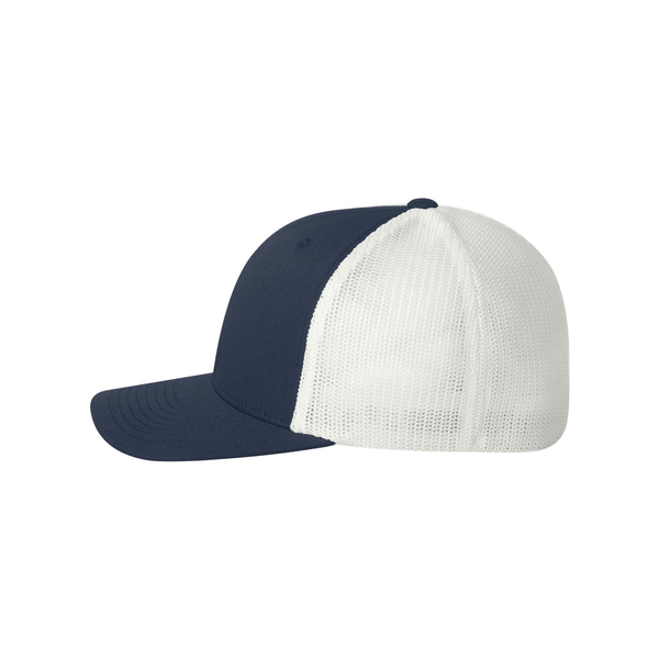 Flexfit® Trucker Constructed Fitted Cap with Mesh Back