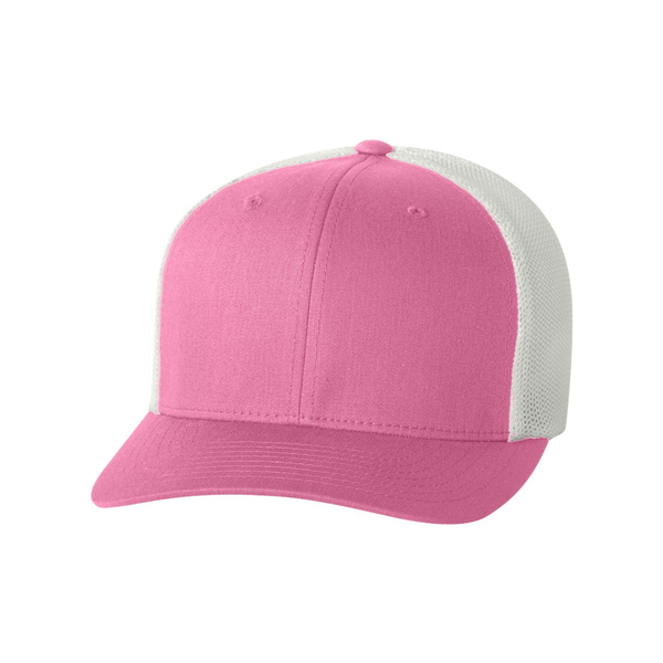 Flexfit® Trucker Constructed Fitted Cap with Mesh Back