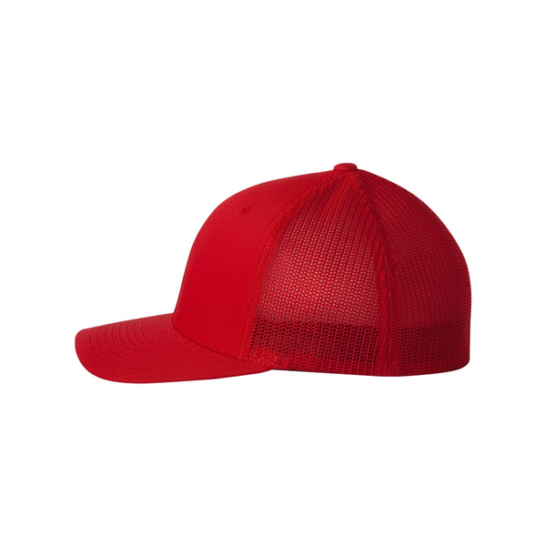 Flexfit® Trucker Constructed Fitted Cap with Mesh Back