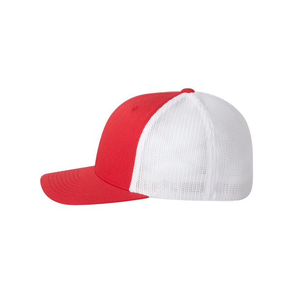 Flexfit® Trucker Constructed Fitted Cap with Mesh Back