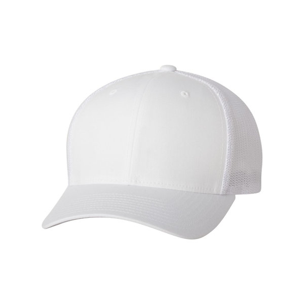 Flexfit® Trucker Constructed Fitted Cap with Mesh Back