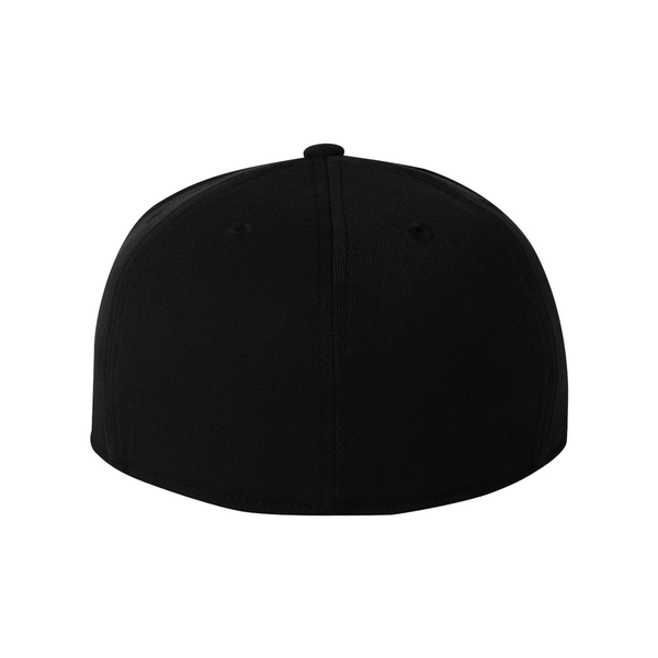 Flexfit® Wool Blend Constructed Fitted Flat Bill Cap