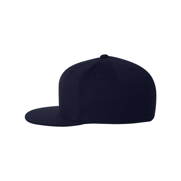 Flexfit® Wool Blend Constructed Fitted Flat Bill Cap