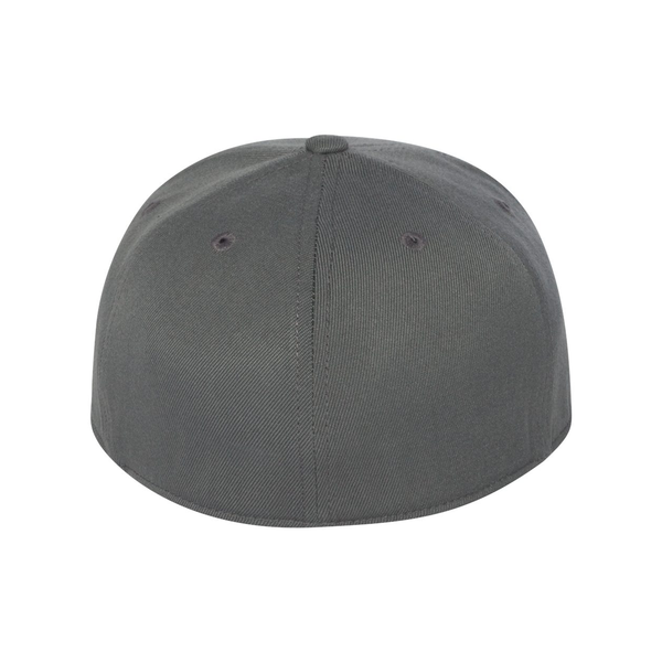 Flexfit® Wool Blend Constructed Fitted Flat Bill Cap