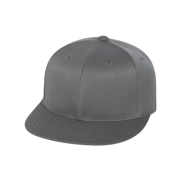 Flexfit® Wool Blend Constructed Fitted Flat Bill Cap