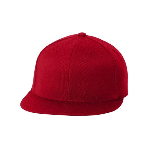 Flexfit® Wool Blend Constructed Fitted Flat Bill Cap