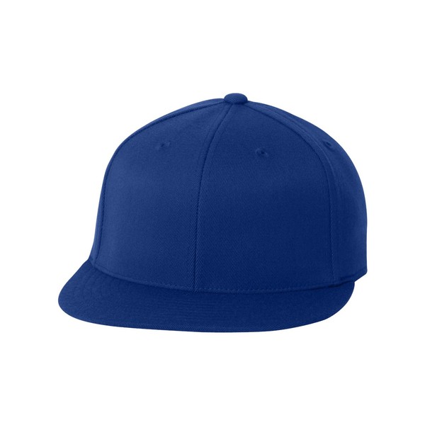 Flexfit® Wool Blend Constructed Fitted Flat Bill Cap