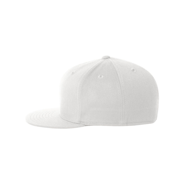 Flexfit® Wool Blend Constructed Fitted Flat Bill Cap