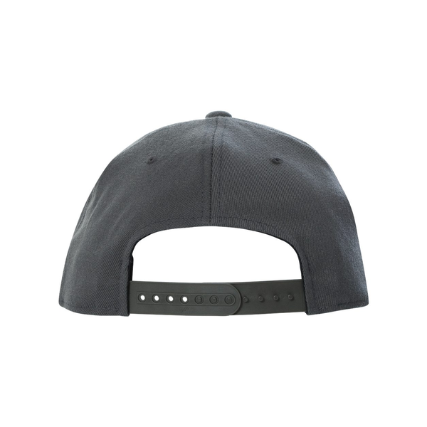 Flexfit® Wool Blend Flat Bill Snapback Constructed Cap