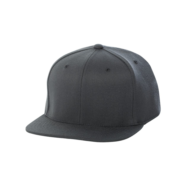 Flexfit® Wool Blend Flat Bill Snapback Constructed Cap