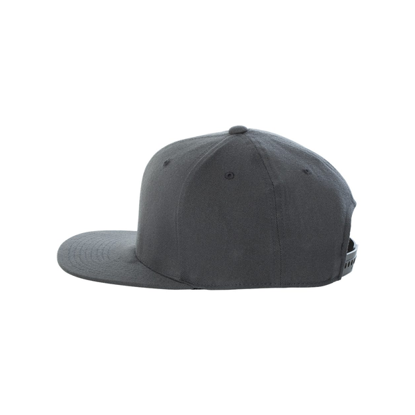 Flexfit® Wool Blend Flat Bill Snapback Constructed Cap