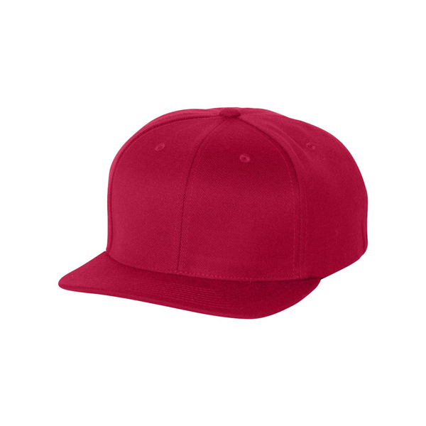 Flexfit® Wool Blend Flat Bill Snapback Constructed Cap