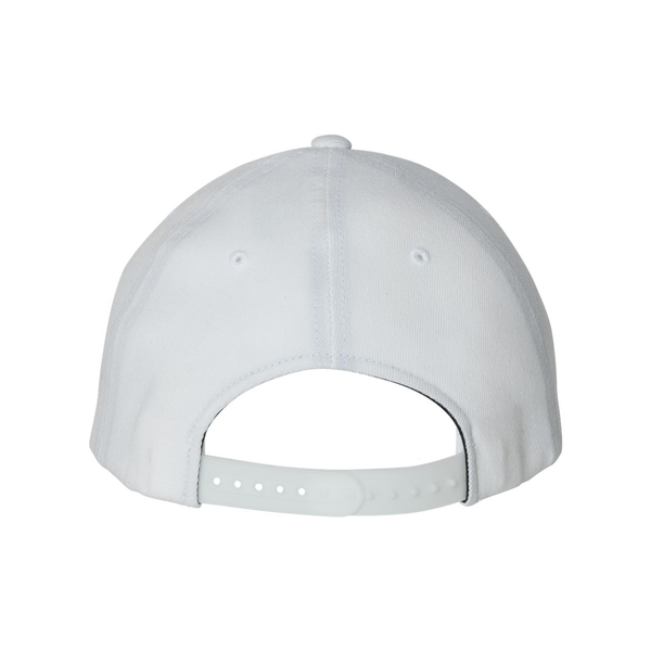 Flexfit® Wool Blend Flat Bill Snapback Constructed Cap