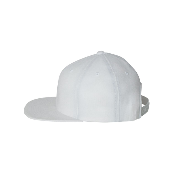 Flexfit® Wool Blend Flat Bill Snapback Constructed Cap