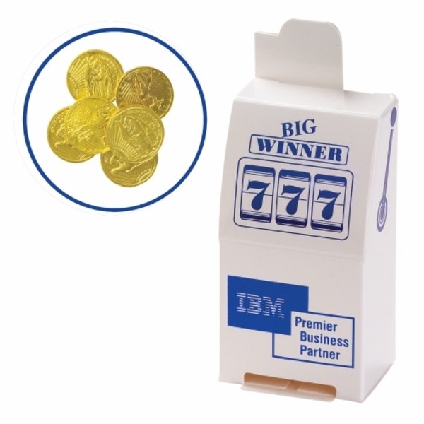Slot Machine Box with Chocolate Coins