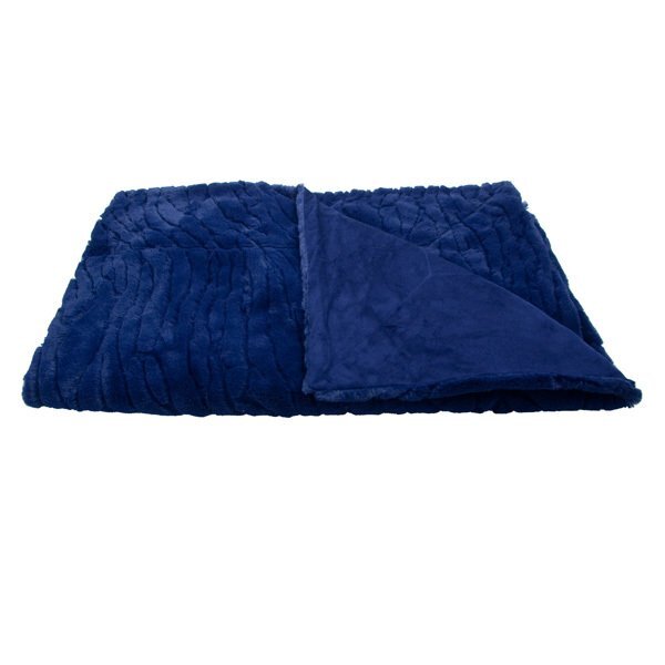 Mendocino Fur Feel Reversible Throw Blanket, 50" x 60"