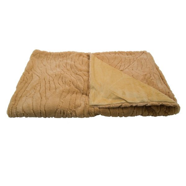 Mendocino Fur Feel Reversible Throw Blanket, 50" x 60"