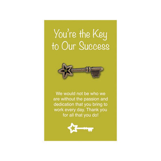 Key Deluxe Lapel Pin on 